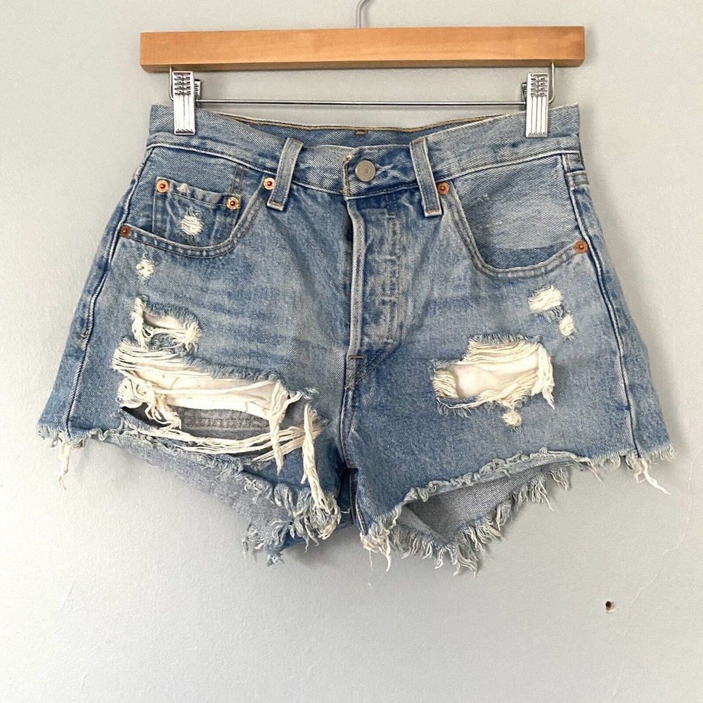 Levi's Distressed Jean Shorts for Women